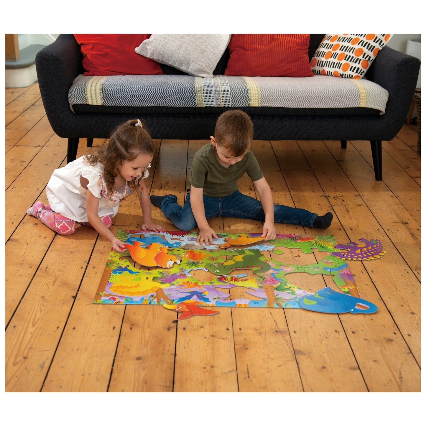 Giant Floor Puzzle - Dinosaurs