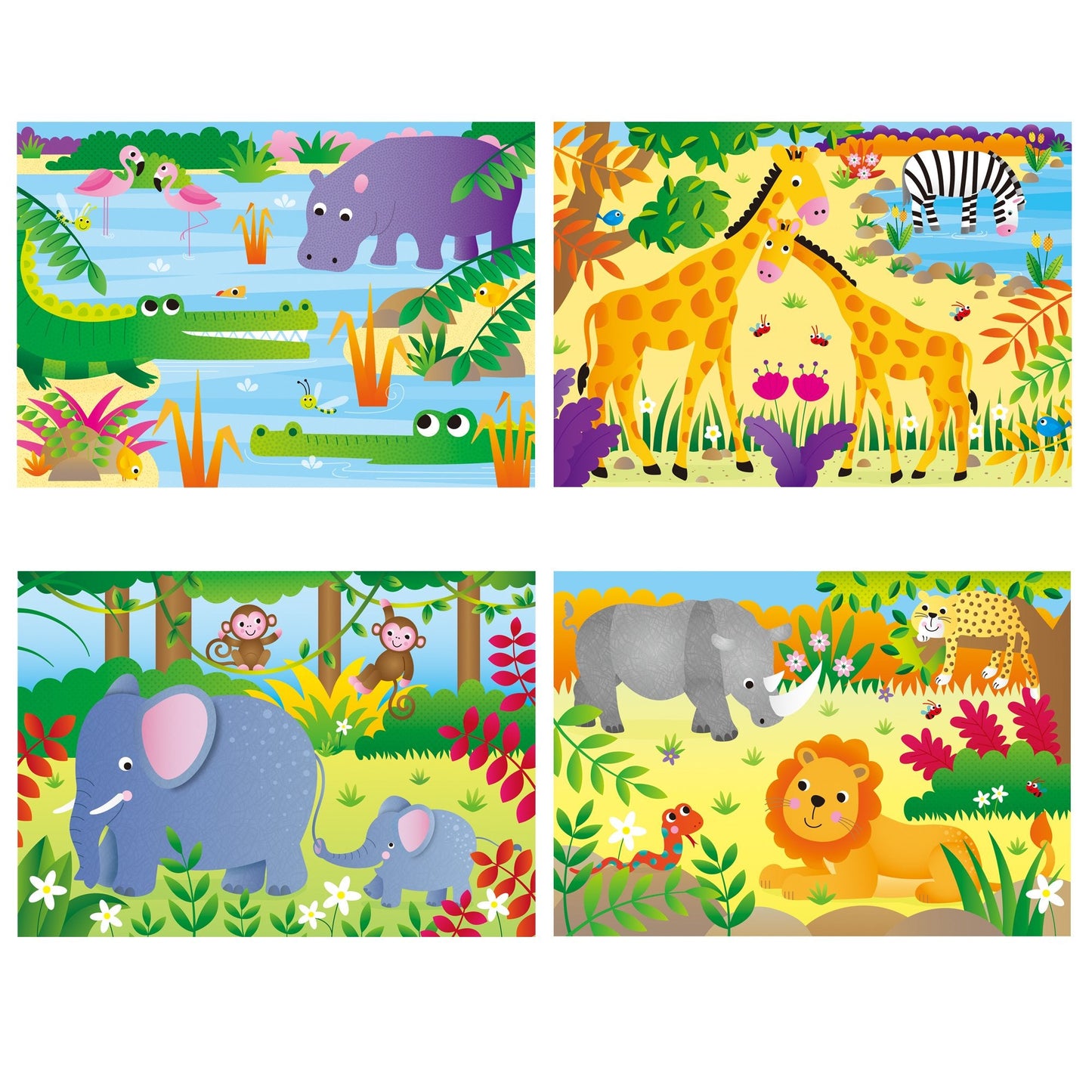 4 Puzzles in a Box - Jungle