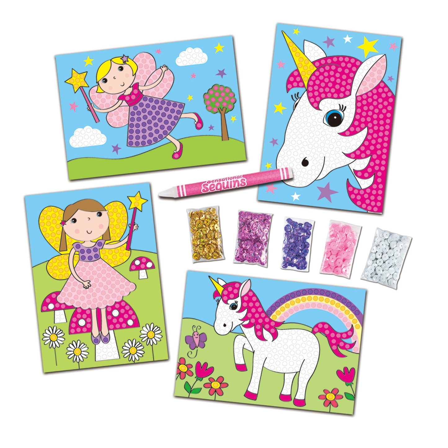 Fairies and Unicorns Sensational Sequins